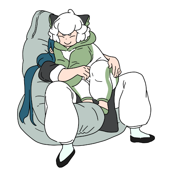 自分を子猫だと思っている弟子 