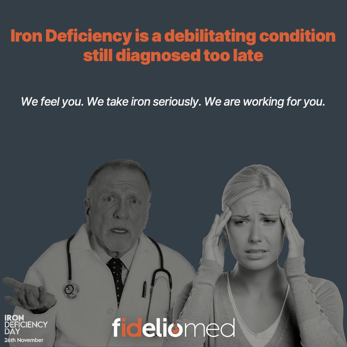 FidelioMed's tweet photo. 🎗️Today is #IronDeficiencyDay

There is still a lot that can be done to improve and decentralize diagnostic solutions and to monitor the evolution of the condition before it leads to cascading health problems.

We, at Fidelio Medical, are doing it. Keep following us! https://t.co/SiaX0i6Qg7