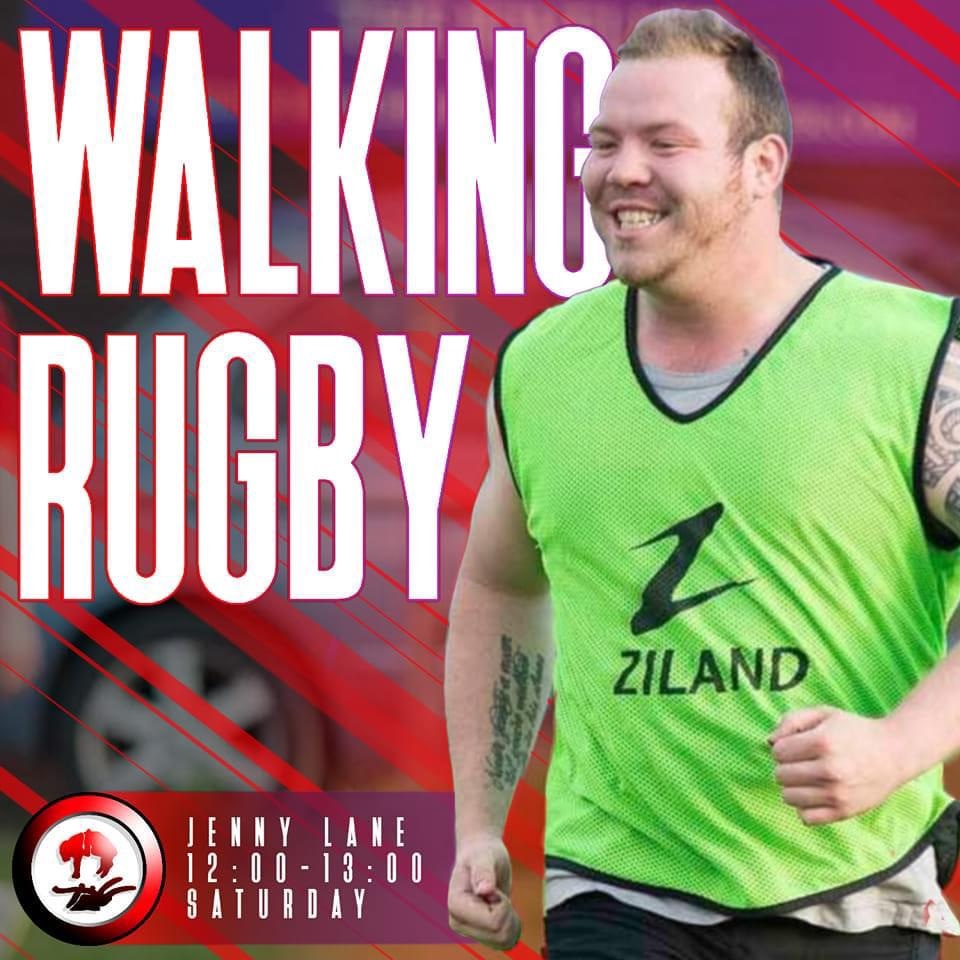 Give WALKING RUGBY a try at Baildon Rugby Club today at 12 noon. If I can, you can