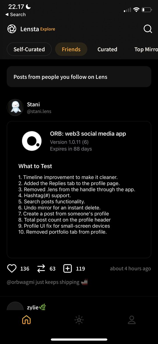 BeritaCryptoo's tweet photo. Just trying @lenstaxyz on iOS TestFlights, thanks @akirtovskis for inviting me to Early Access.
Cant wait for next update to like, and posting directly on Lensta.
Web3 especially Lensta will be dominating🔥
#LensProtocol #Lensta https://t.co/b2Isabrjqr