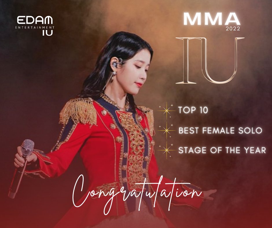 edament_iu's tweet photo. Congratulations👑 @_IUofficial 🏆
_
#IU #아이유 #MMA2022 https://t.co/oKZlurnQSP