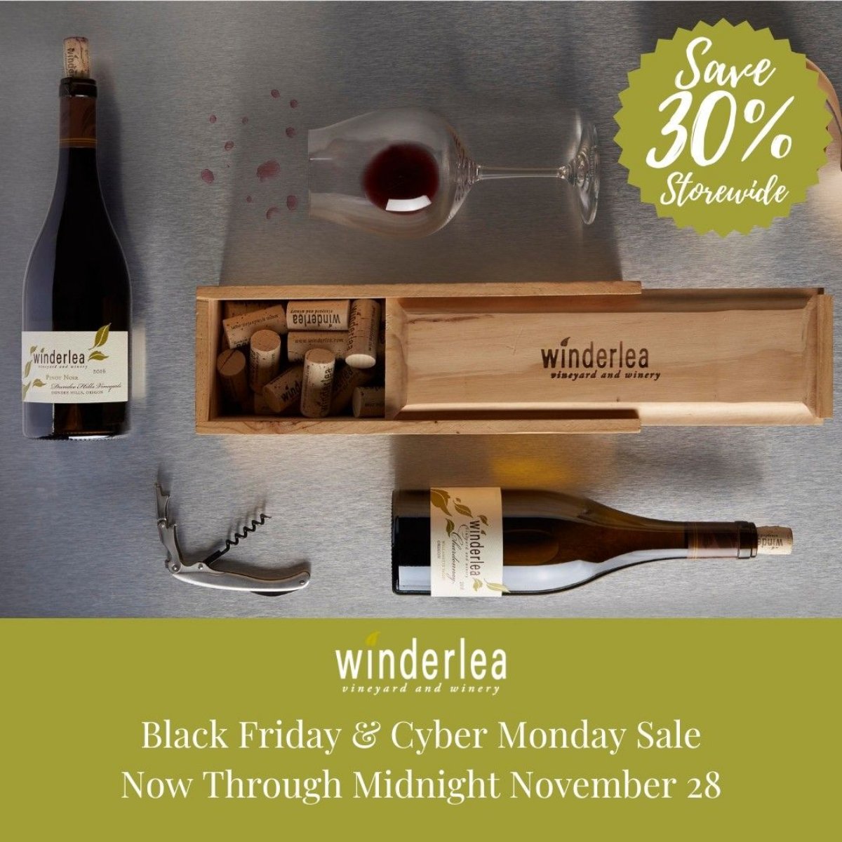 Treat yourself this weekend to our Cyber Monday sale! Enjoy 30% off storewide when you shop with us before Monday, November 28 at midnight.  Learn more at winderlea.com/shop/.