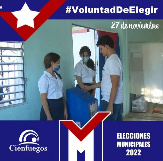 CubacooperaveG's tweet photo. #Cuba este domingo 27 de noviembre cuando se realicen  las  votaciones municipales. . #YoVotoEI27 #CubaPorLaVida @cubacooperaven @minsapcuba #Cuba @CubCooperaVeGua @CubacooperaveG #VoluntadDeElegir https://t.co/JgG4CpH5AJ