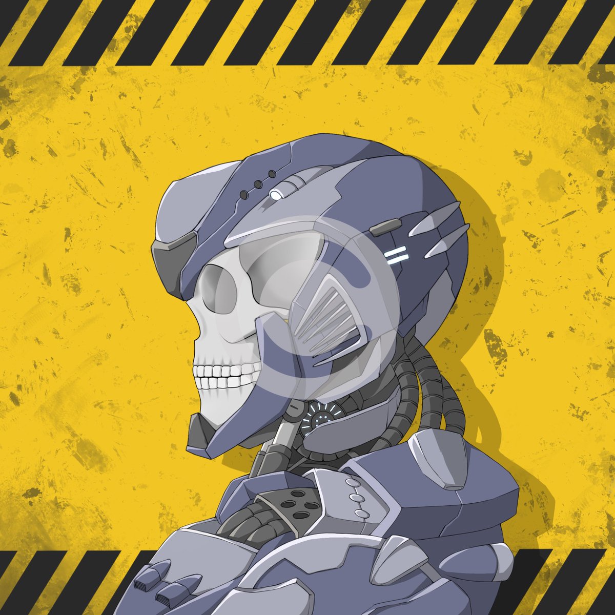 SOS #310 (Mecabot Edition 1) bought for 400 $XCUR by jorge-5DBB from styleofskull. scan.curate.style/txn/f97790610d…