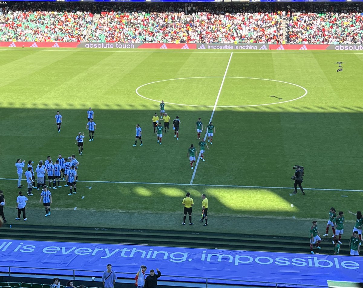 Argentina ganando a México por 3-0, estoy flipando 😯