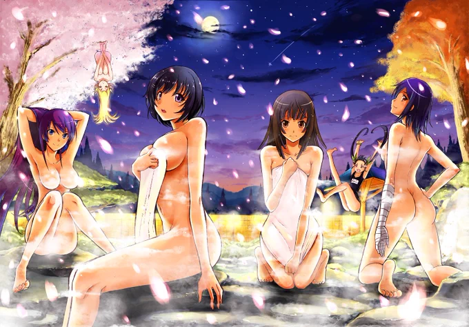 2014年作
背景のほうが時間かかった記憶
#いい風呂の日 