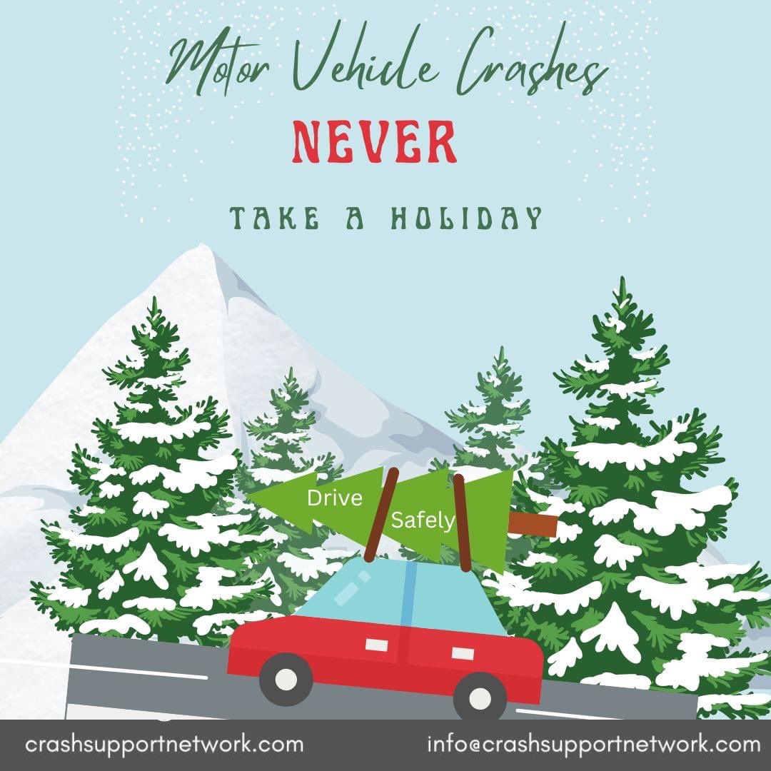 Crashsupportnet's tweet photo. Motor vehicle crashes never take a holiday. Please drive safely & keep your eyes on the road at all times.
#roadsafety #safetyfirst #driving #crash #recoveringfromamotorvehiclecrash #lifechanging #stoptextinganddriving #DontDriveDistracted #holidayseason #theholidaysarecoming https://t.co/wdNUSejWjw