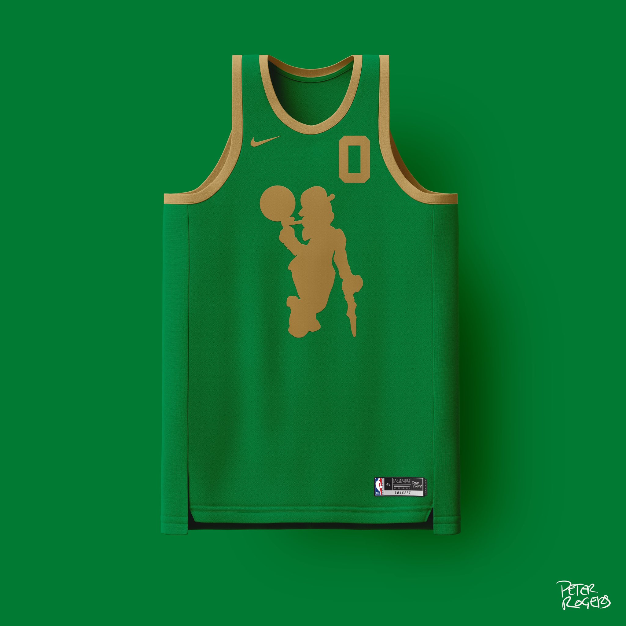 Meet Pete Rogers, the Celtics fan who designs a new jersey after every win  : r/bostonceltics