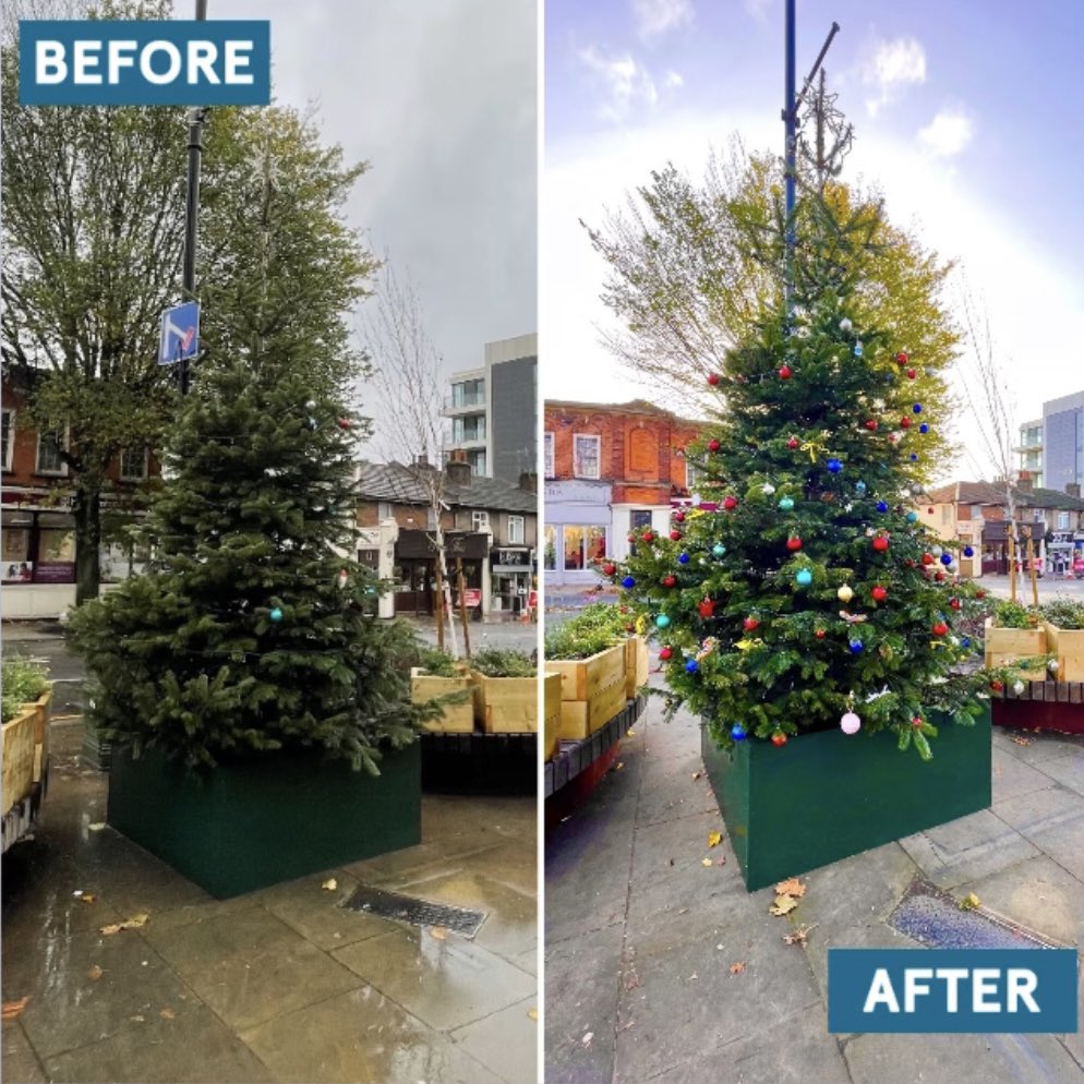 RacingGreen1976's tweet photo. Thank you to those who helped decorate the Hanwell Christmas Tree this morningโฆas well as @hanwelltownfc for their donation to help buy new decorations.
๐๐๐
#Hanwell #W7 #CommunityTree #Christmas2022 https://t.co/ArbOyEDAN4