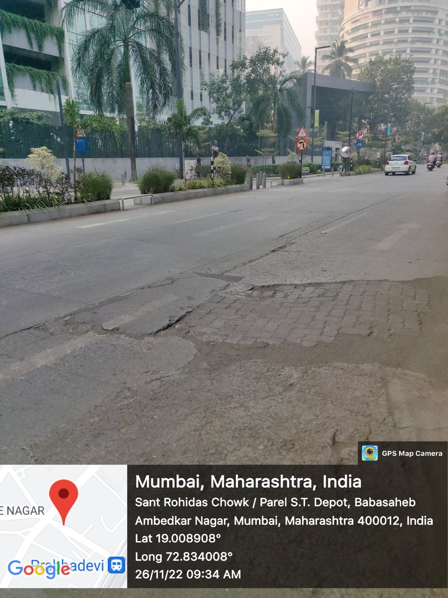 BUS_IND's tweet photo. Bad road condition , right in front of BMC office parel .
Request the Authorities to repair the roads for the safety of the people
#potholes #eyeopner #mumbairoads
@mybmc @MMRDAOfficial @RoadsOfMumbai @advocaterakesh9 @mumbaimirror @mid_day @fpjindia https://t.co/UCveCXfxo6