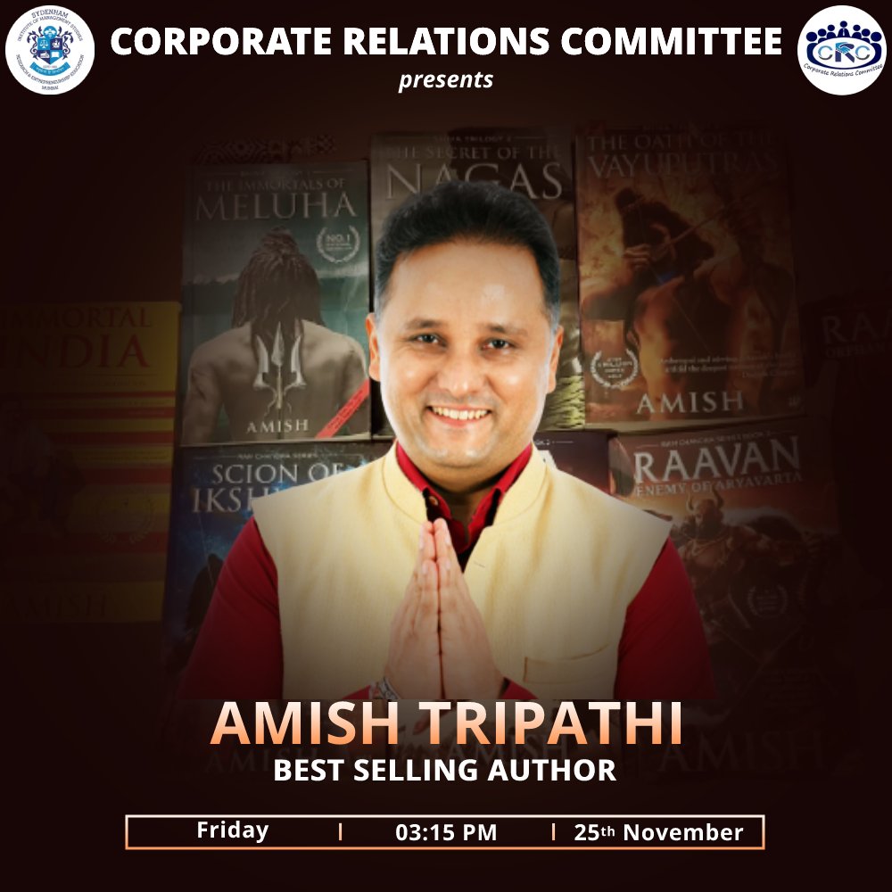 simsree's tweet photo. A pleasure to virtually meet the marvelous mythology writer Mr. Amish Tripathi. He explained why it is the best time to be born in India. https://t.co/JlBu8czFdd