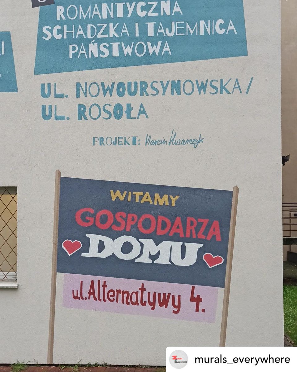 MiastoUrsynow's tweet photo. #Alternatywy4 🏢 #ursynowskiemurale via IG #murals_everywhere https://t.co/lMrMMKwGGr