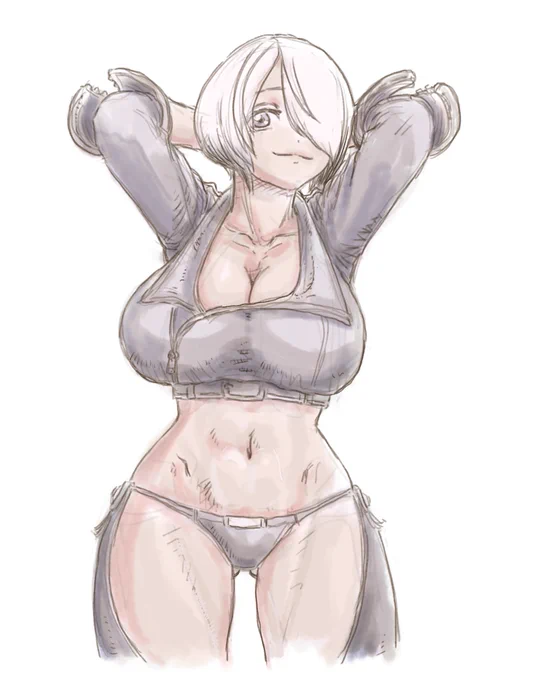 落書きアンヘル #kof #kof15 #angel 