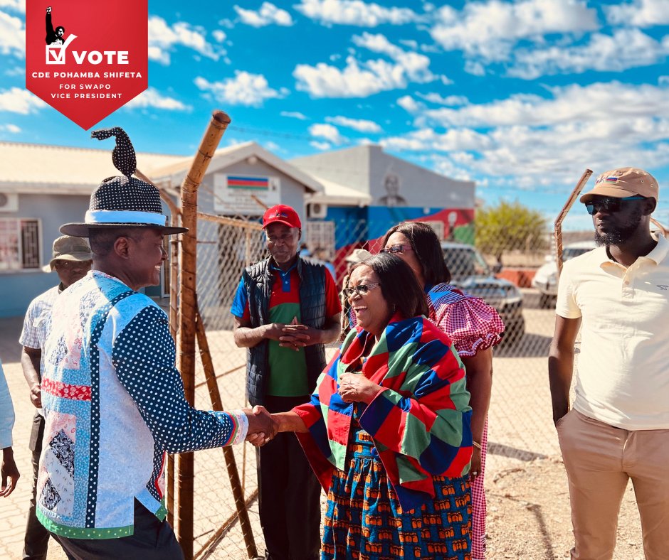 ShifetaPohamba's tweet photo. I am confident that Congress delegates will, once again, make the right choice, and vote for the vice presidential candidate with the qualities to grow our SWAPO Party and country: Comrade Pohamba Penomwenyo Shifeta.

#ShifetaHasMyVote #Shifeta4VP https://t.co/NDgRnCYCpR