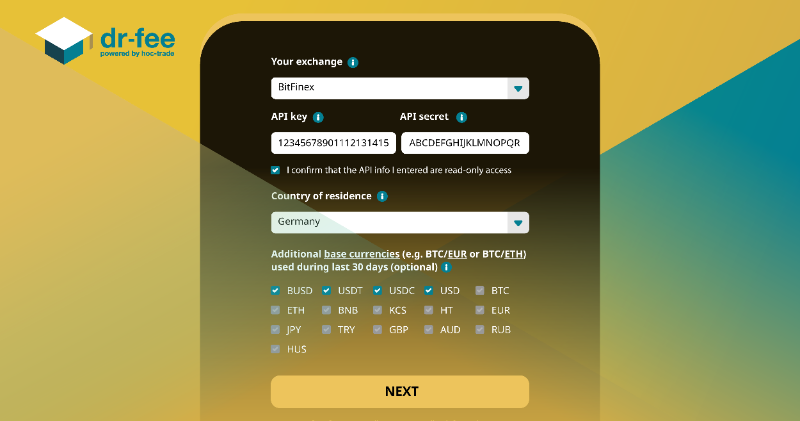 drfeecrypto's tweet photo. Product Feature Snapshot 1: Fully automated account connection through read-only API
See in thread 1) how it works, 2) what’s the result, and 3) why we chose this approach⬇️⬇️⬇️
#CryptoTrading #CryptoFees #CryptoExchange #CryptoTools #ExchangeAPI #1clickFeeAnalysis https://t.co/746L6TN10B