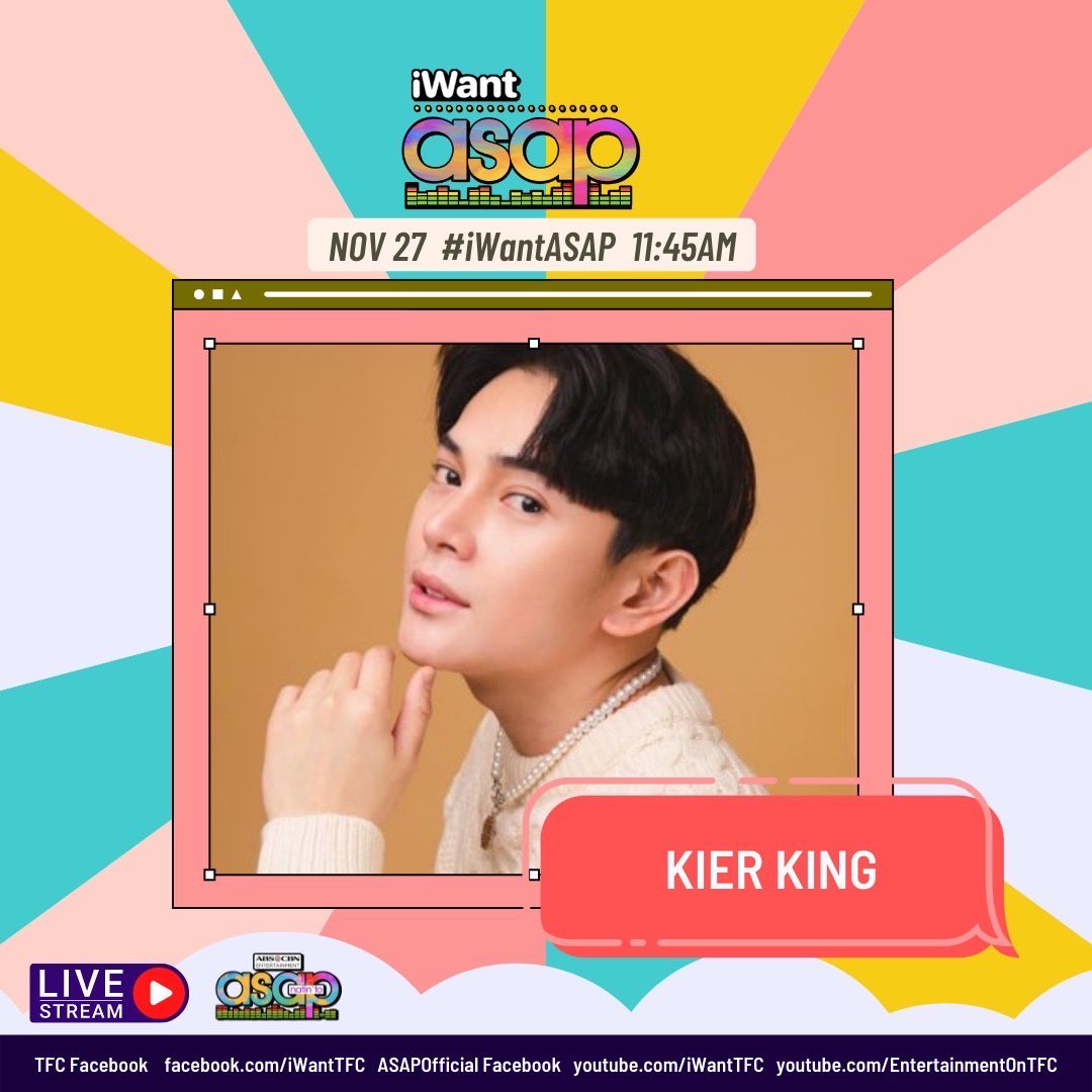 Lx2Ent's tweet photo. Watch out for @RachCrane & @kierking8 LIVE on #iWantASAP tomorrow, Novermber 27 at 11:45AM! ✨
#RachelG #KierKing #Lx2Entertainment https://t.co/40rHMXOMM7