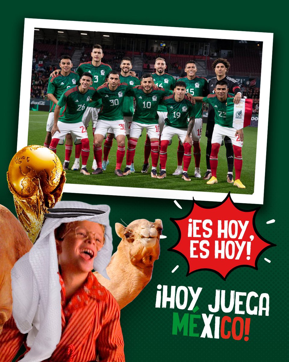 ZonaDigital_'s tweet photo. RT @MarquezAJorge ¡Vamos #México! 🇲🇽

#mexicoargentina
#Qatar2022 https://t.co/upmzbcchBL