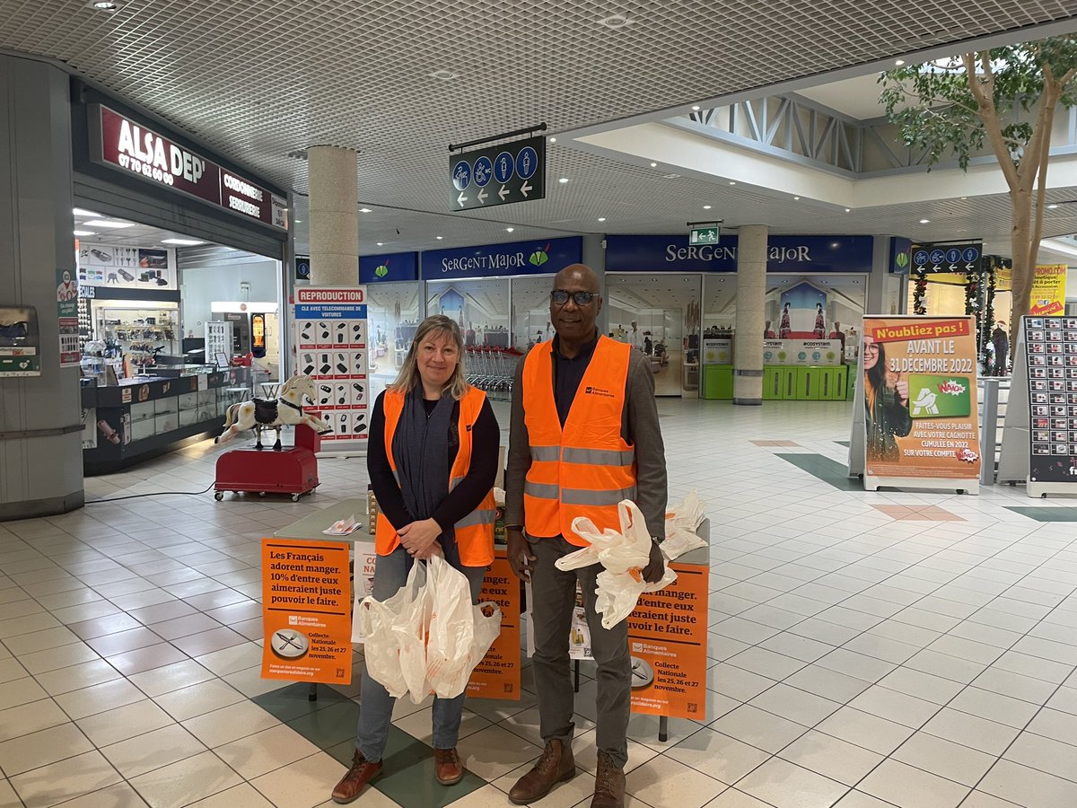#Alsace À #Colmar et à #Mulhouse À pour Soutenir le lancement de la collecte de la #BanqueAlimentaire 68: La CEA mobilise les agents, pour qu’ils participent à la collecte des avec valorisation du temps de bénévolat des agents s’engageant sur un compte épargne temps solidaire.