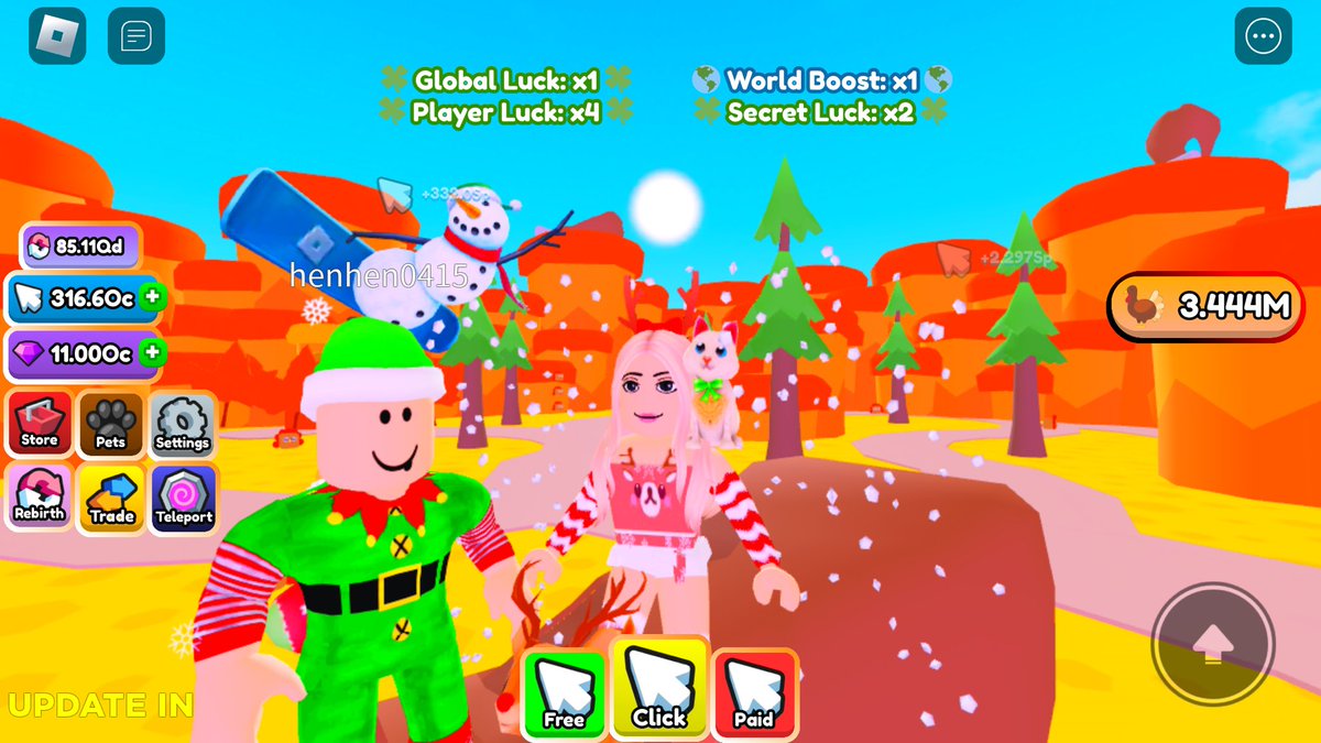 jtreece2006's tweet photo. Love spending my coffee time in the mornings with my BFF!! @Cleomoon16 Had to get one last morning in before we bid farewell to the turkeys! Henry even joined in on the fun this morning ❤️ #roblox #colorfulclickers #turkeychasing https://t.co/j4U1I6dZ7d