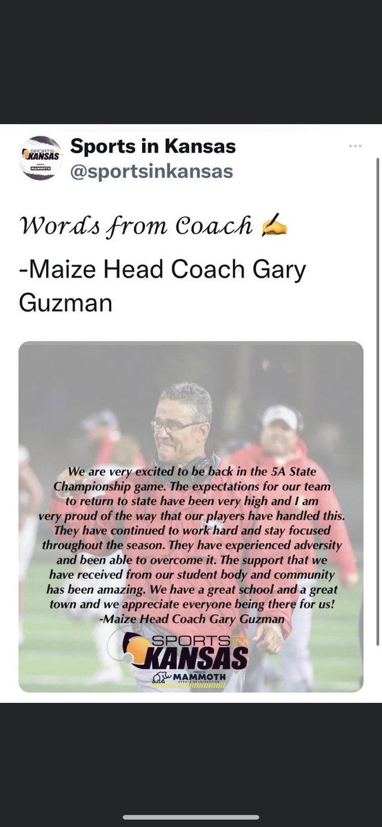 BriBri774's tweet photo. Lord please keep our students, athletes, family, &amp; travelers covered from any hurt, harm or danger as we head onto state today! Blessings to our young fellas going to battle for a final victory today! #MaizeHighSchool https://t.co/7cbpmW45fg