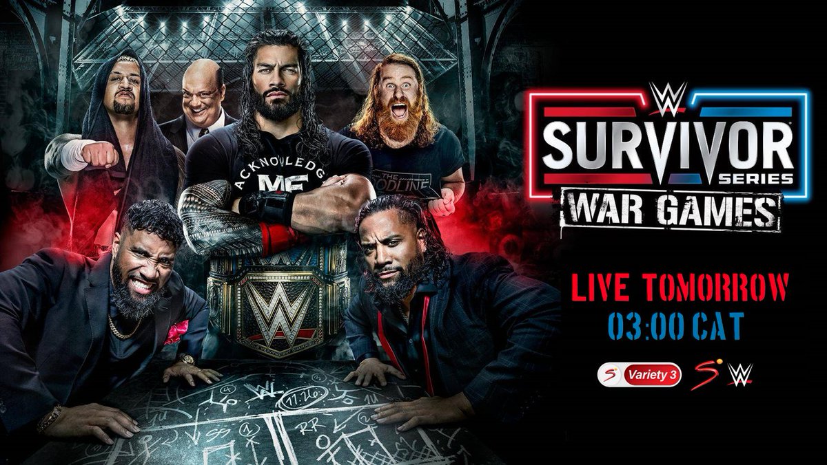It's time to go to WAR. #SurvivorSeries: WarGames airs LIVE tomorrow at 03:00 CAT on <a href="/SuperSportTV/">SuperSport 🏆</a> Variety 3 &amp; <a href="/DStv/">DStv</a> 128! #SSWWE