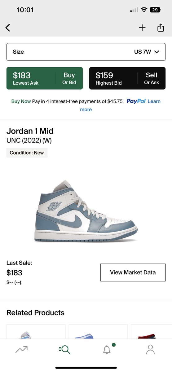 WTB size 7W x 2; paying $170 each my label.