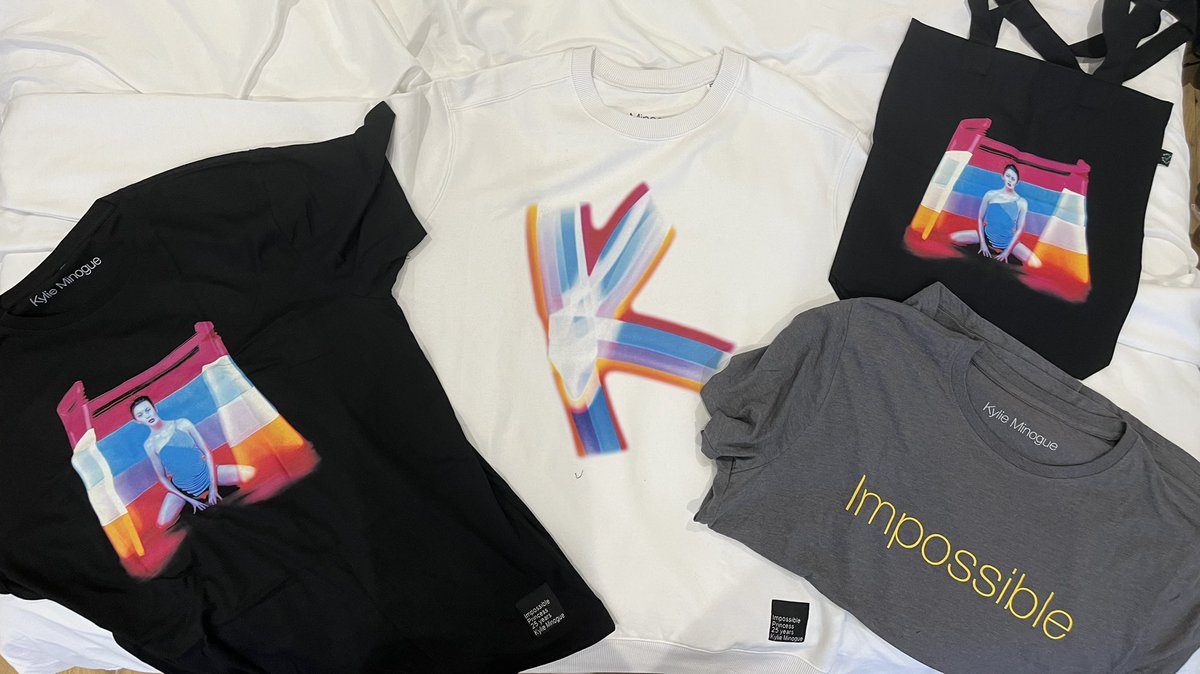 spddmnau's tweet photo. When your IP merch arrives just in time for a weekend outfit. Love it @kylieminogue https://t.co/Dqlo2FGpcg