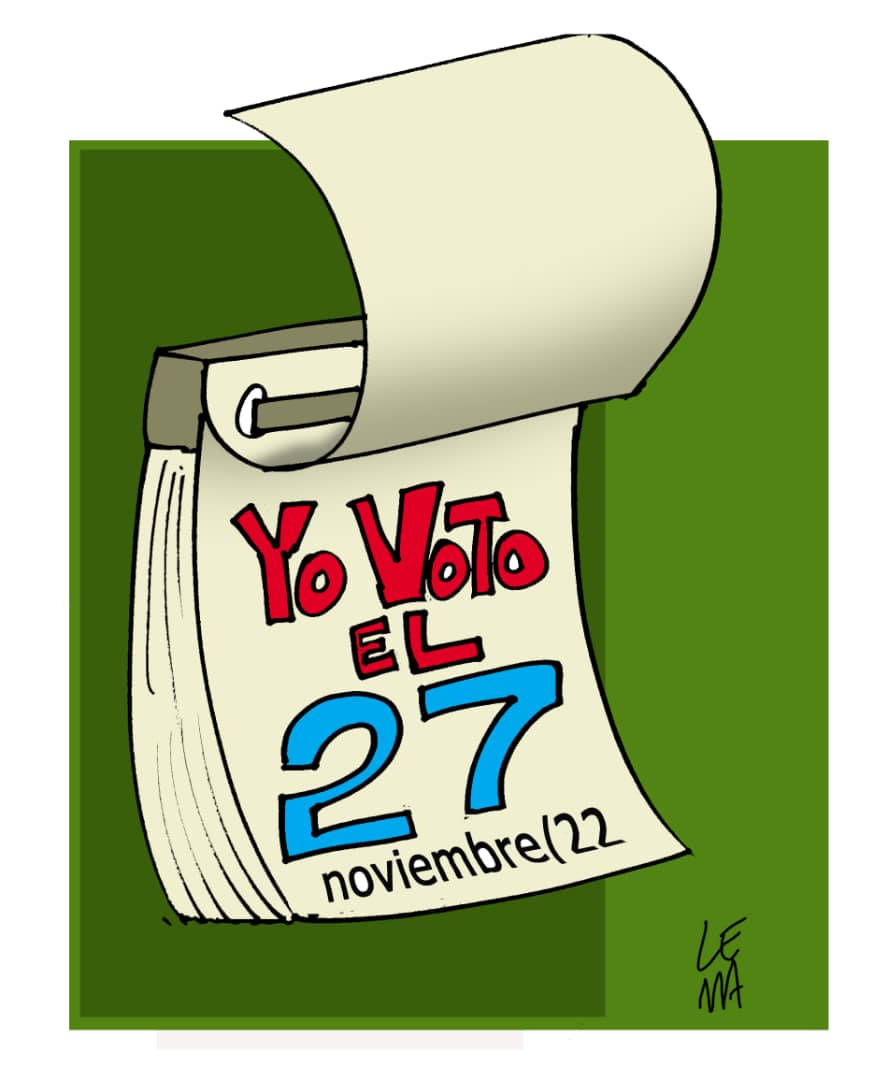 Todos a ejercer el derecho al Voto mañana domingo 27. 
#VoluntadDeElegir
#YoVotoEl27
#CubaViva