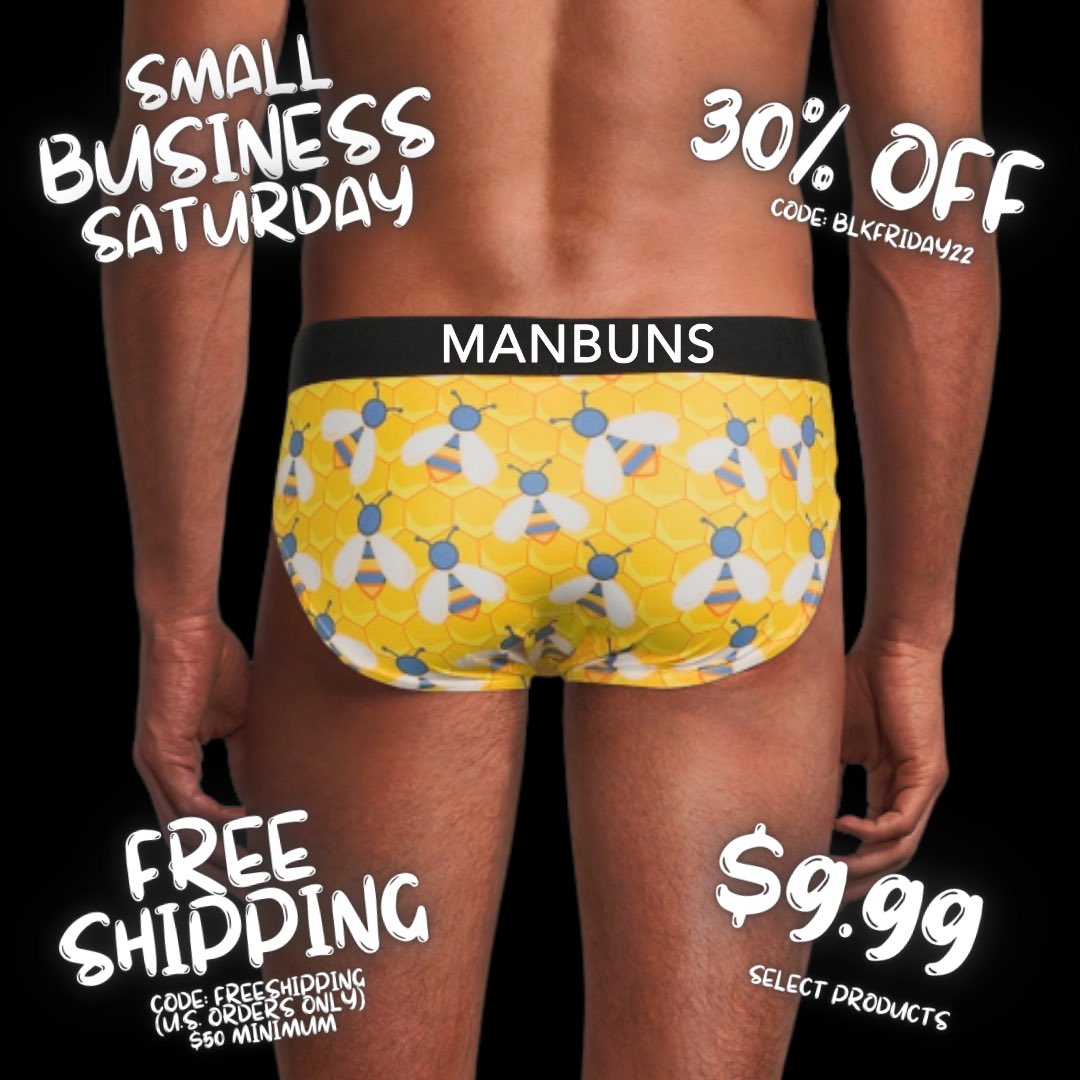 mymanbuns's tweet photo. TODAY ONLY:
π $9.99 on select products,
π Free Shipping for orders $50 and over to US customers only
π βBLKFRIDAY22β to receive 30% off
https://t.co/30oANJ6VmN
#mensunderwear #stockingstuffers #stockingstuffersforhim #mymanbuns #smallbusinesssaturday #blackfridaysale https://t.co/iYZlaq11Jz