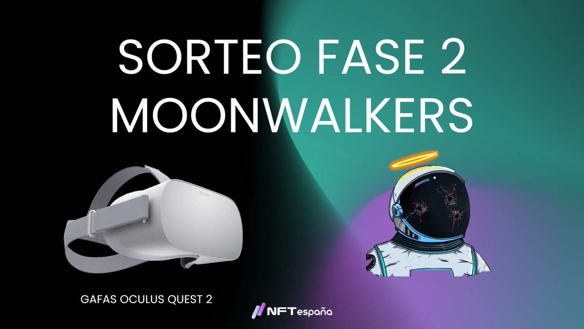 NFTes_oficial's tweet photo. 👋🏻 Queridos y queridas. 

Recordad que tenéis un 2️⃣0️⃣% en vuestro #Moonwalker y además, entráis en el sorteo de unas Oculus Quest 2.

Entra en https://t.co/h5CVLAX7l5 y consigue tu NFT 🚀 https://t.co/XVBafcm8g8