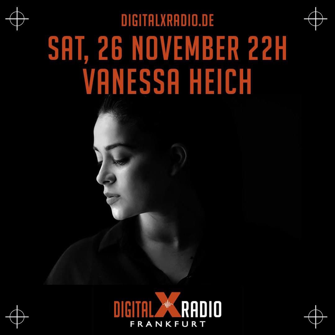 VanessaHeich's tweet photo. Today I have the pleasure of being part of the programming of @digitalxradio_ffm  you are going to listen to an exclusive session. https://t.co/5NCObRbPWa