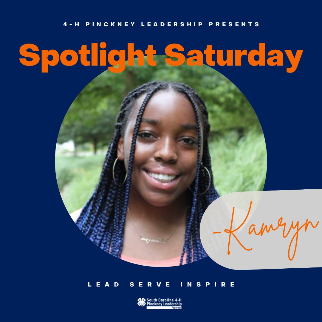 sc4hplp's tweet photo. This #SpotlightSaturday we're showcasing 4-H Pinckney Leader, Kamryn! Kamryn has been elected to serve as this year's Sophomore Class Vice President at @BlythewoodHigh and we could not be more proud of her. Congratulations Kamryn! 🍀
#4HPinckneyLeadership #SC4H https://t.co/he1dZAxGb1