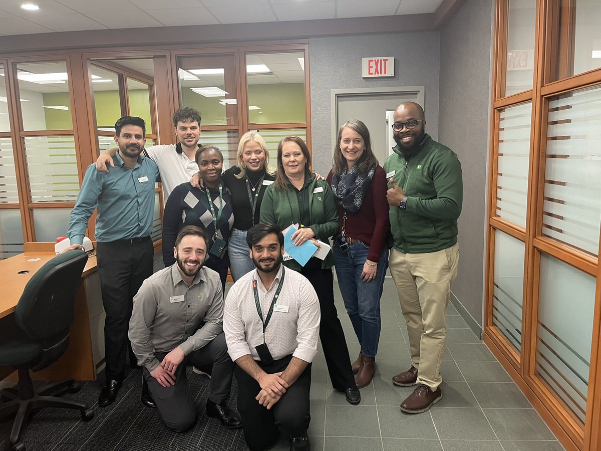 dubeant's tweet photo. #TD #Acton #Branch2065 it’s not goodbye, we just moving onto the next chapter. Great team to work with hands down💯 https://t.co/WjpRfRMgzd