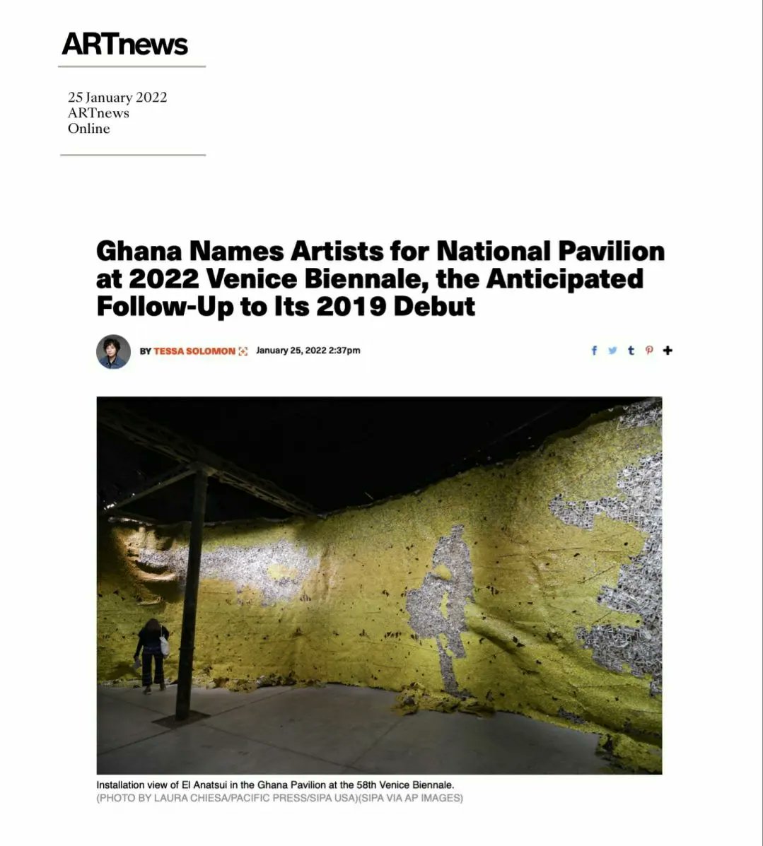 Ghana Pavilion at Venice Biennale '19 tweet media
