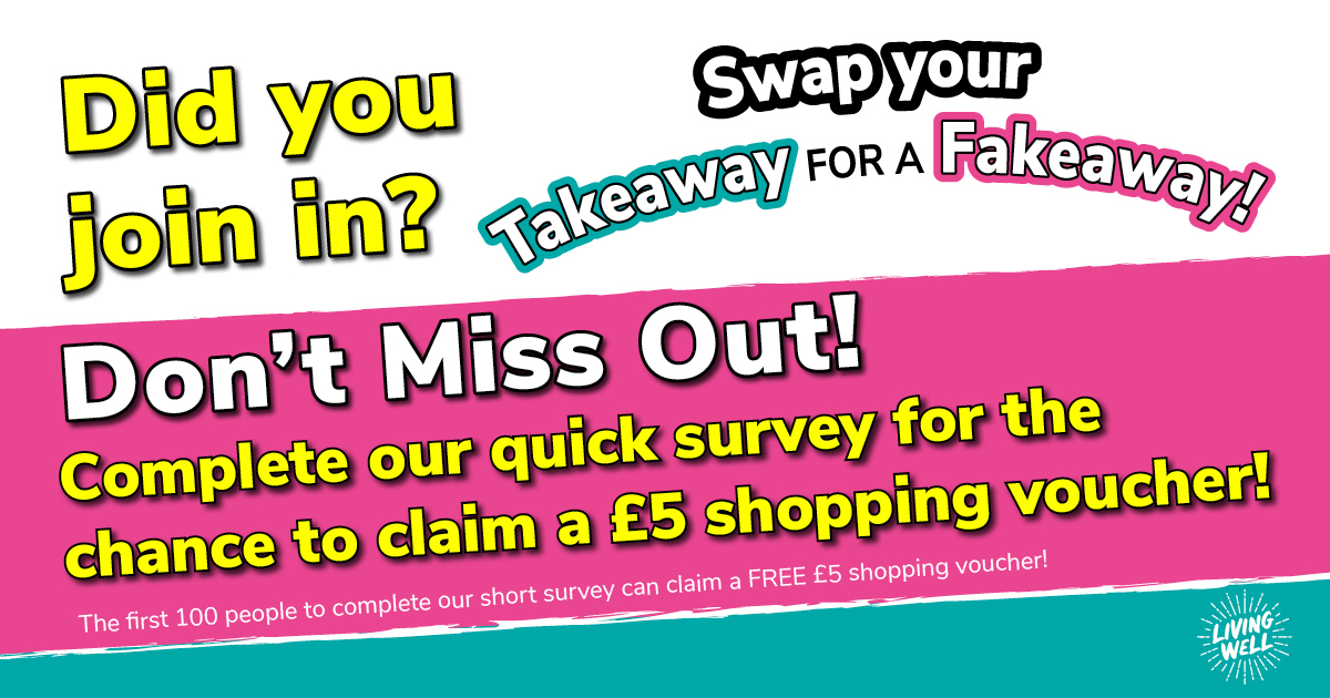 MyLivingWell1's tweet photo. Did you claim a FREE Fakeaway Recipe Pack?
Was it easy to make? Tell us here: https://t.co/xiVEtLAZ8O
The 1st 100 people can claim a FREE £5 shopping voucher. 

We would also love to see pics of your Fakeaway! Tag us &amp; use #FakeawaySwaps https://t.co/SZQaSn3Kze