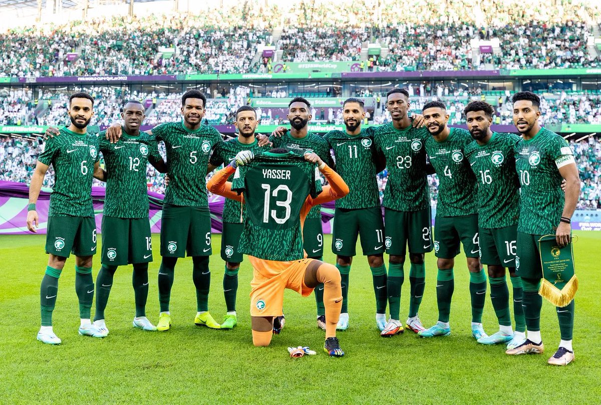 SalmanAldosary's tweet photo. رغم الظروف…
رغم الغيابات…
كنتم خير من يمثل المملكة🇸🇦
أبطال أبطال أبطال..
فخورين بكم🙏
 #السعوديه_بولندا https://t.co/pxnLfLzHUR