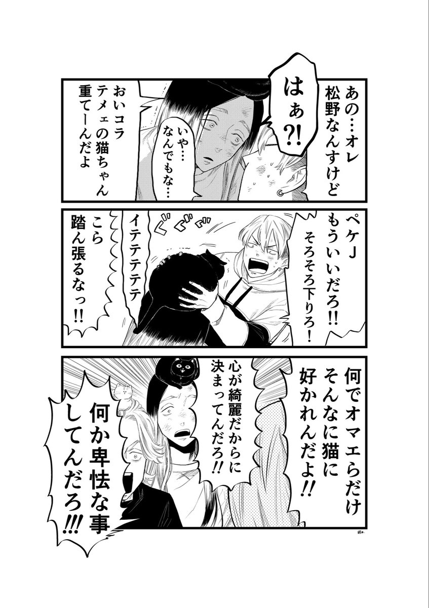 昔のミー子ちゃんシリーズ
蘭の頭が好きなニャンコ達とチゅール編 
