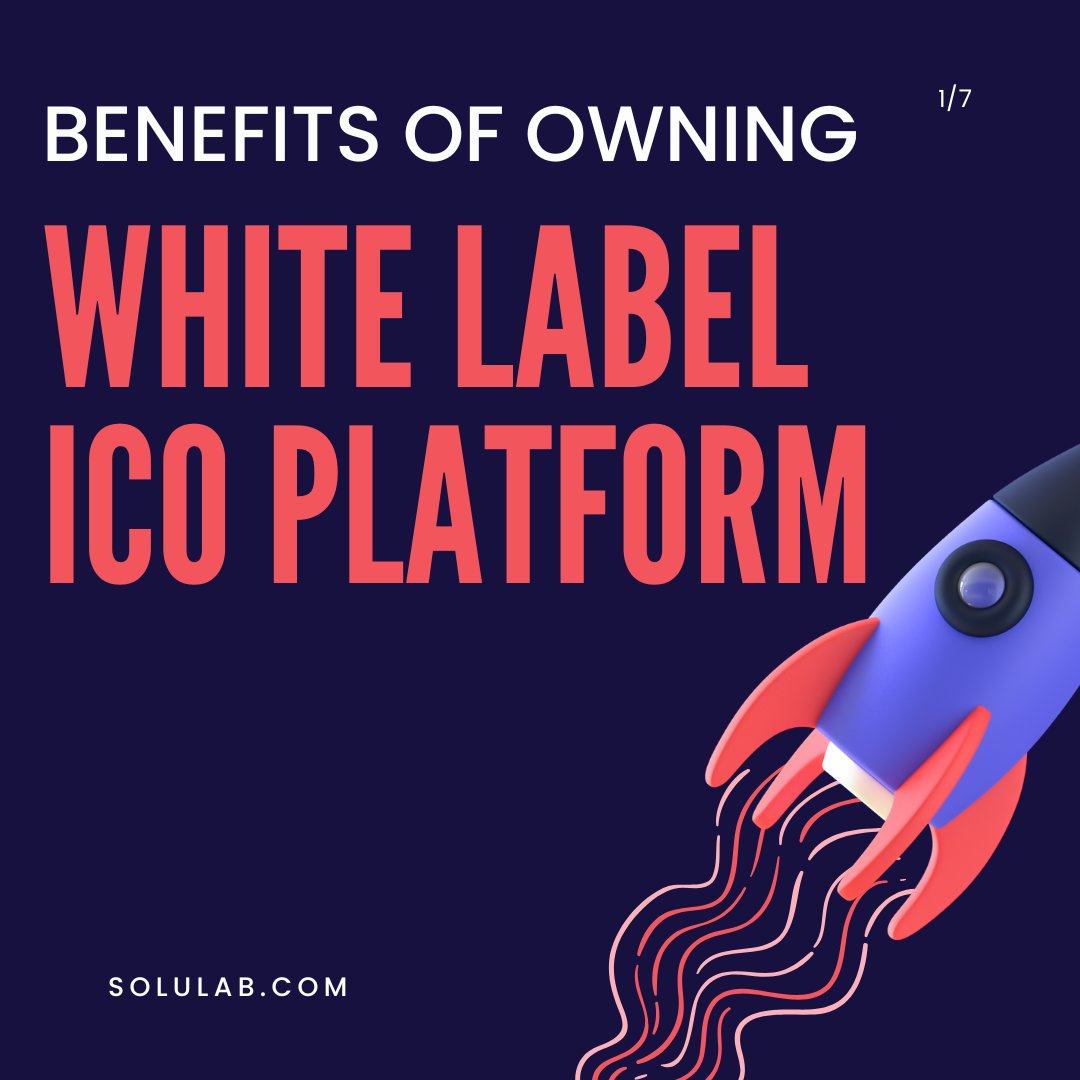 solulab's tweet photo. With SoluLab, you can get a fully-customized white label initial coin offering platform with multiple blockchain support.
Swipe left to explore the benefits of owning a White Label ICO Platform!
#whitelabel #ico #icoplatform #solulab #dailypost #post #dailyupdate https://t.co/5F3dPtQn6d