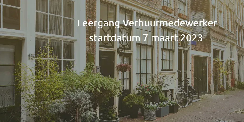 Habitaskcursus's tweet photo. Ben je klaar voor de volgende stap en wil jij aan de slag als spin in het web binnen de corporatie? Gedurende deze opleiding leer je alles wat je moet weten om aan de slag te gaan als medewerker verhuur. https://t.co/0lWVPGwh5b https://t.co/dEdv70e2kb
