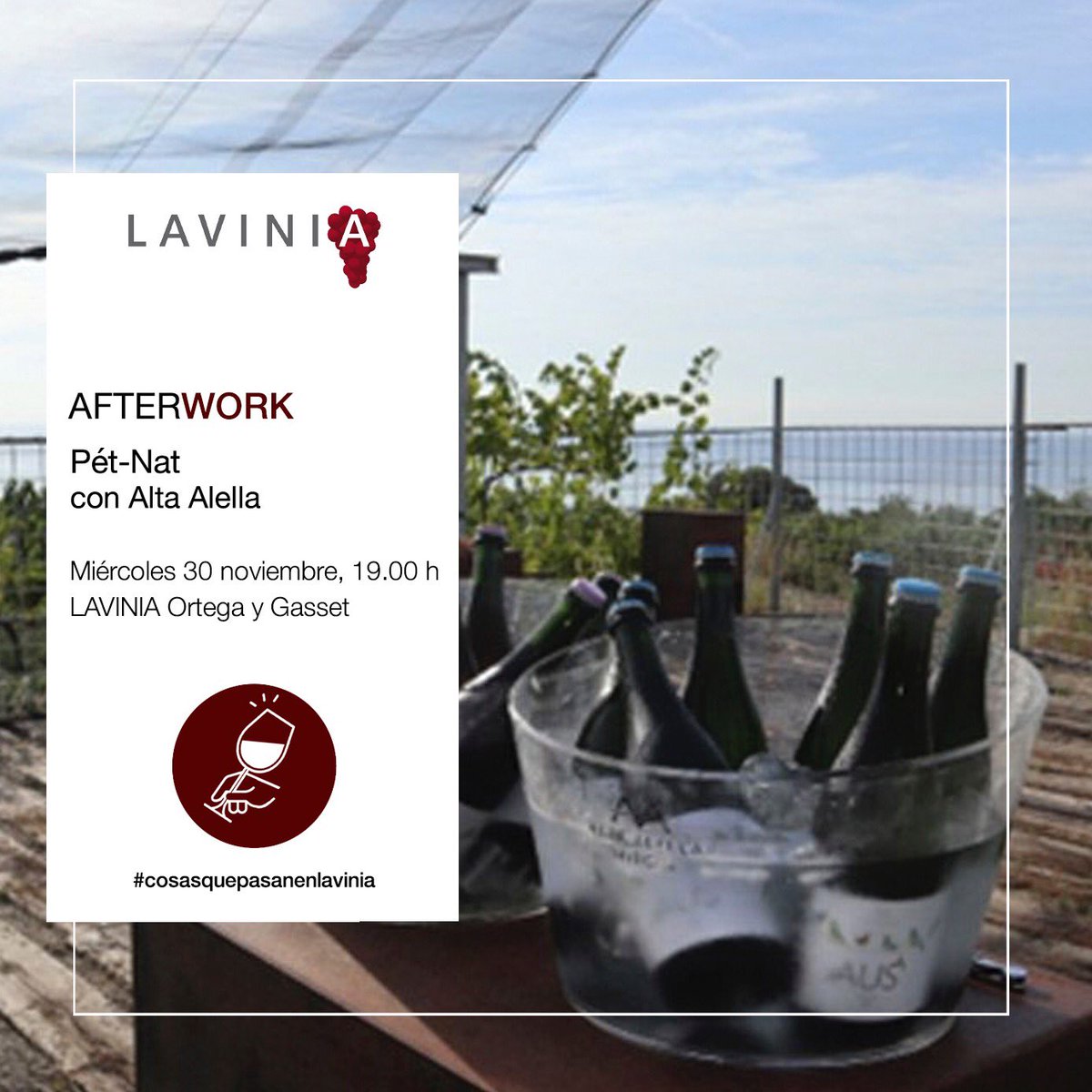 LAVINIA España (@lavinia_esp) on Twitter photo (1/2) ¿Planificando tu agenda #winelover? Toma nota de lo que hemos preparando para las próximas semanas: un recorrido por Gredos de la mano de <a href="/laverdosa/">Bodegas Arrayán</a>, un afterwork con pet-nat de <a href="/ALTAALELLA/">Alta Alella • Celler de les Aus</a>, una cata de copas Riedel...
👉lavinia.com/es-es/eventos (1/2) ¿Planificando tu agenda #winelover? Toma nota de lo que hemos preparando para las próximas semanas: un recorrido por Gredos de la mano de <a href="/laverdosa/">Bodegas Arrayán</a>, un afterwork con pet-nat de <a href="/ALTAALELLA/">Alta Alella • Celler de les Aus</a>, una cata de copas Riedel...
👉lavinia.com/es-es/eventos