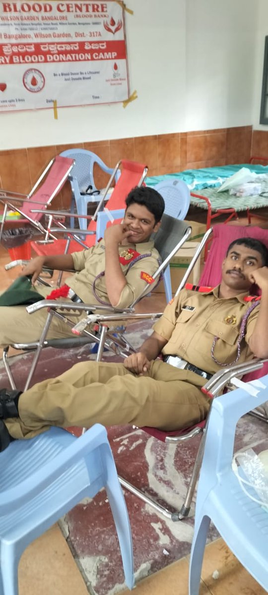 Dte_kargo's tweet photo. #NCC75
To mark 75th Yr of raising of #NCC,3Kar Bn/Bangalore A Gp of Kar&Goa Dte organised a blood donation camp at Govt RC College Bengaluru on 26Nov. 250 Cdts voluntarily donated the precious vital fluid. Donors were given light refreshment and a memento
@HQ_DG_NCC
@pro_defblr https://t.co/gtX5unK0Ol