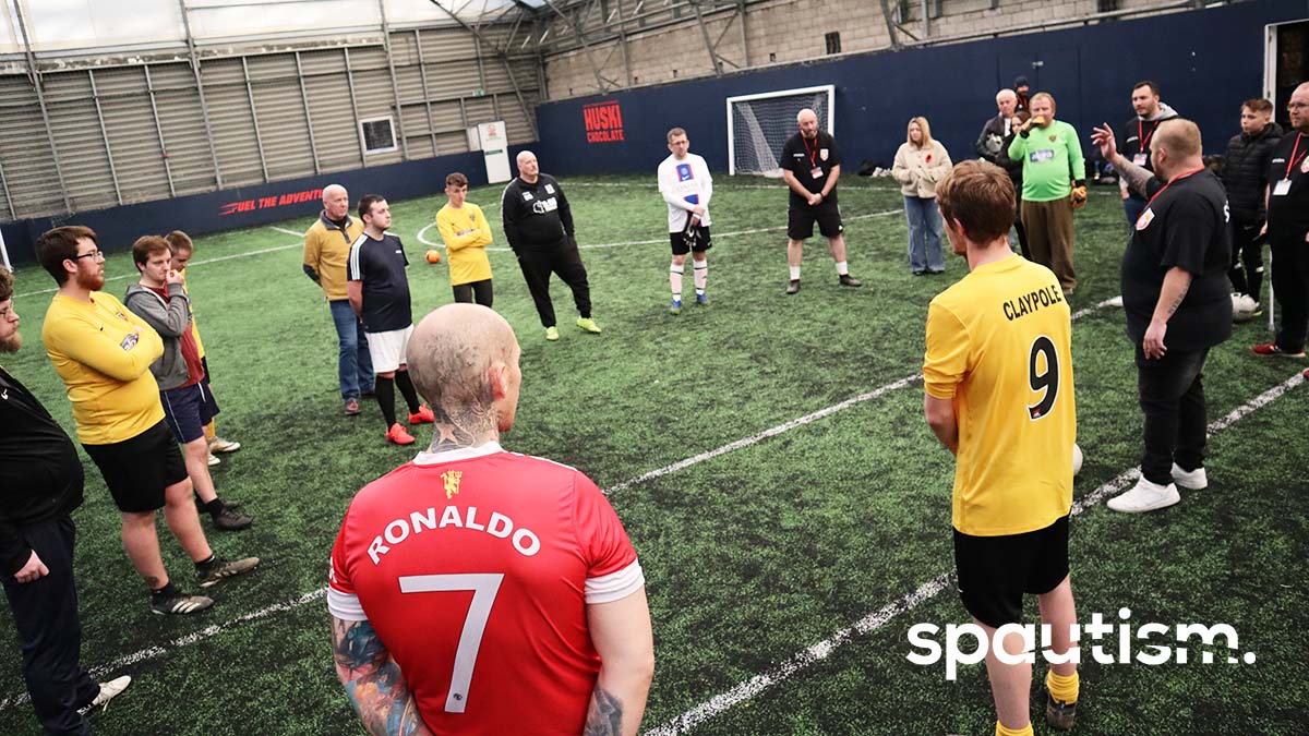 SpautismUK's tweet photo. 😃 We had a great day at @Millwall_MCT for the #spautism and @manvfat Football game last weekend.

📷 Check out some of the best photos in our @Facebook gallery: https://t.co/nOwbMqo5Ab

#AutismAwareness
#AutismAcceptance https://t.co/OPj0mV9ggd