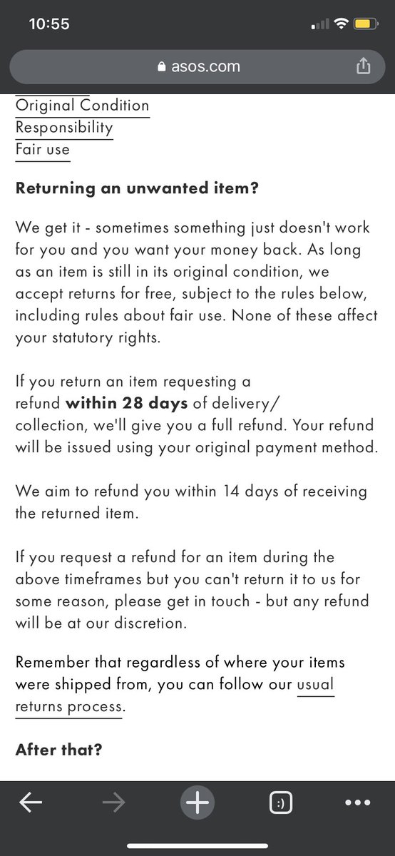 TSOF_tweets's tweet photo. @ASOS had an issue with a return, on your site is says get in touch but doesn’t specify how to do that 🙁 https://t.co/UDOUNEigx9