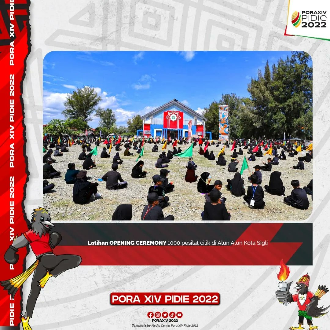 Para pesilat cilik sedang latihan untuk penampilan di Opening Cermony PORA XIV Pidie.
..
..
#PoraPidie2022 #SukseskanPoraXIV
#PidieMulia #CahayaAceh #PesonaIndonesia #salampidiemulia