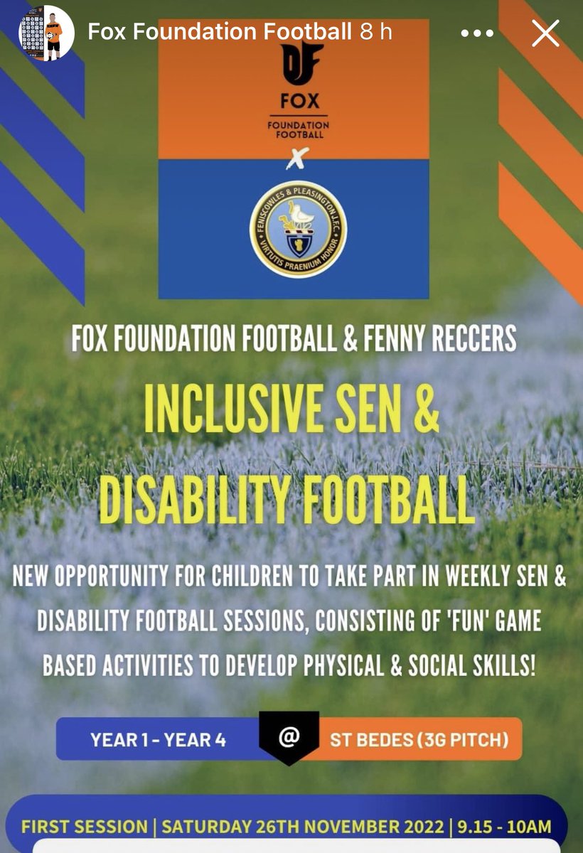 KHacktivator's tweet photo. Has a brilliant time coaching the 1st @foxfoundfooty Disability Football Session, met some great kids and had a blast. So proud we made this happen #inclusivesport #AbilityInDisability https://t.co/a0O9KEPcSF