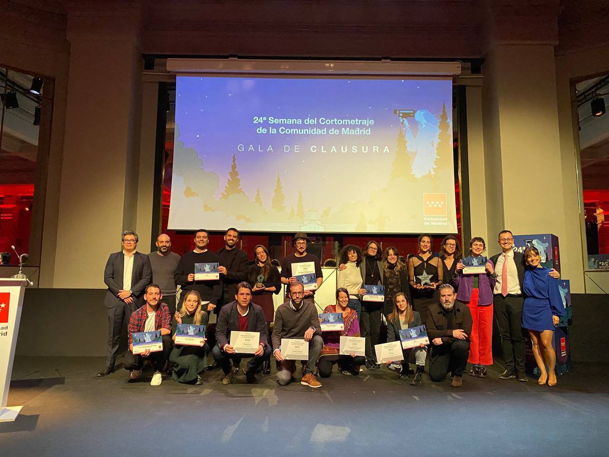 goliveira's tweet photo. Jo, ¡qué noche para @Sauerdogs!
- Finalistas del Premio Telemadrid/La otra y Mención especial @RCserviceMadrid a la mejor dirección de fotografía en la Semana del cortometraje de @ComunidadMadrid.
- Premio a Mejor direccion de fotografía para Carlos de Miguel en @festivalmeria. https://t.co/skhIWSy8Ki