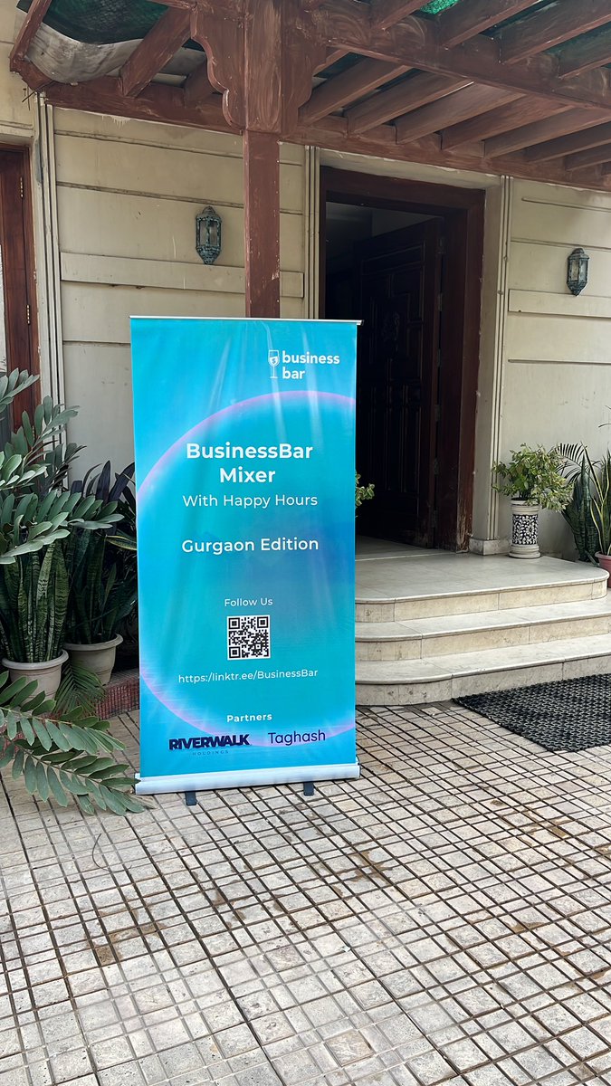 Intimate location ✅
Quality people ✅
Spontaneous conversations ✅

One fun and exclusive evening with <a href="/BusinessBarBB/">Business Bar</a> 

<a href="/taghashhq/">Taghash</a> <a href="/Riverwalk_VC/">Riverwalk Holdings</a>