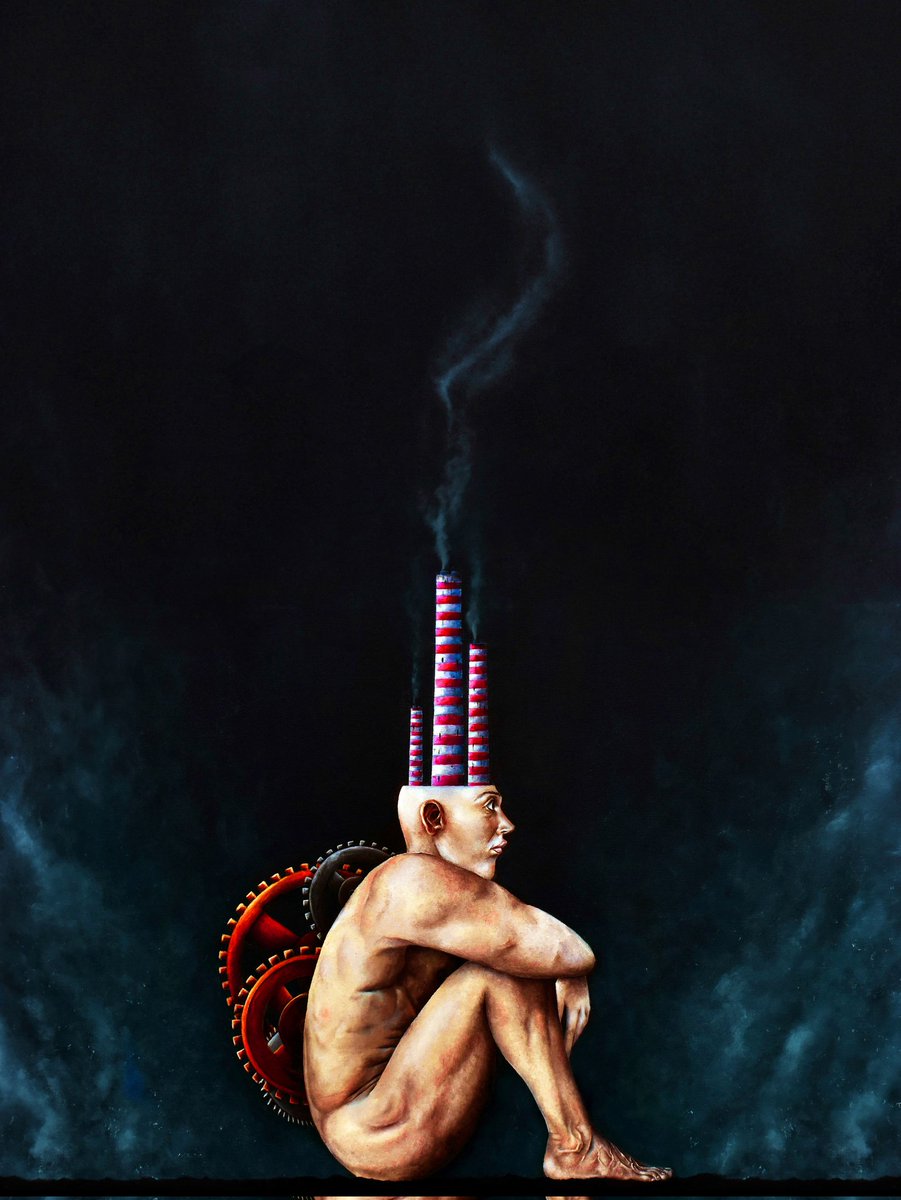 "THE OVERTHINKER" is now live on <a href="/SuperRare/">SuperRare</a> 

Would very much appreciate any RT and like for my genesis piece👁👁
superrare.com/artwork-v2/the…