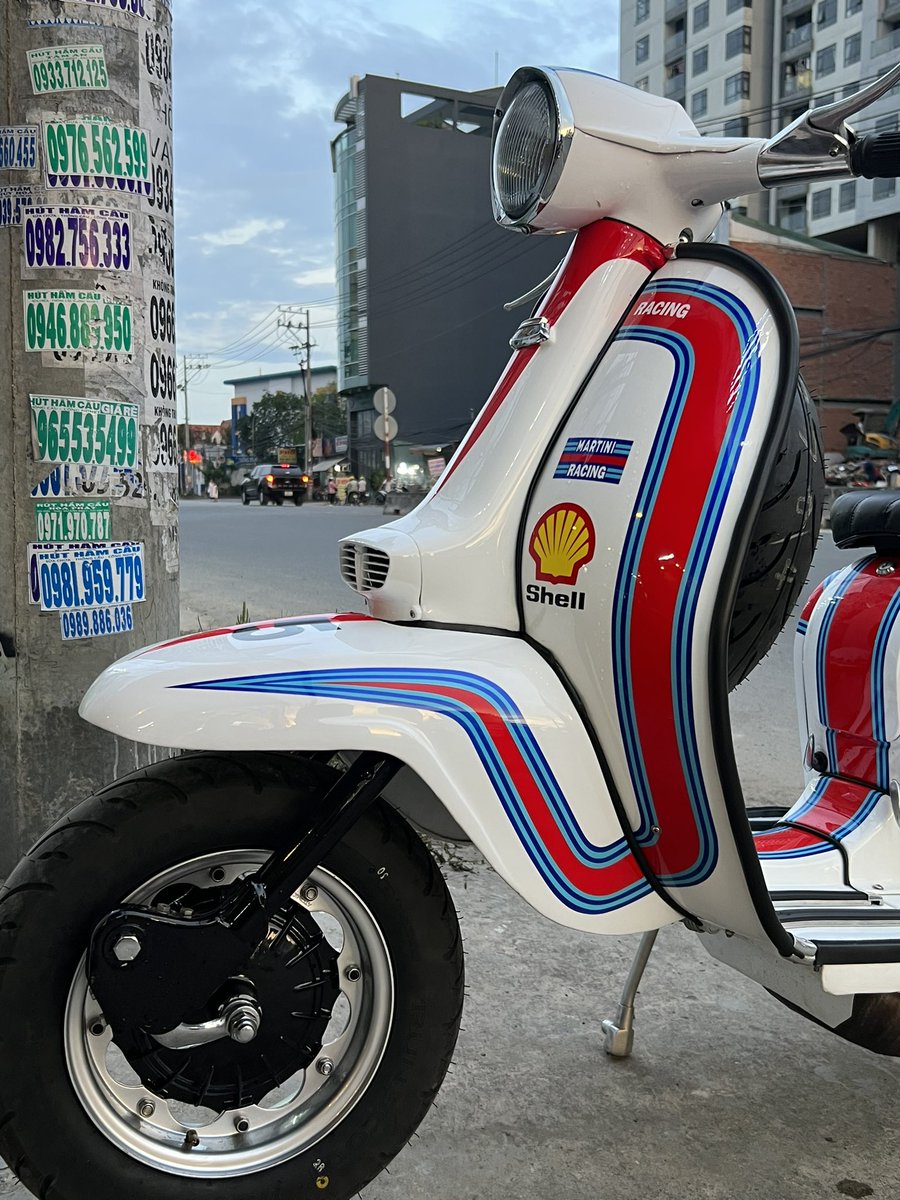 SSCvietnam's tweet photo. SSR Saturday! Yeah it’s a rocket 🚀 #SSR #SSR265 #Casa #Lambretta #Performance #PocketRocket https://t.co/6tqibZTHAa