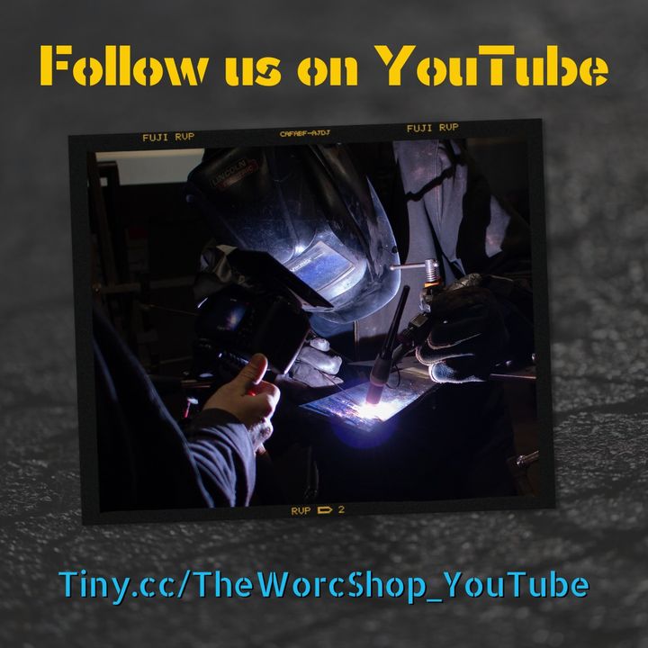 Help us reach 200 subscribers on The WorcShop's new YouTube channel!
youtube.com/c/TheWorcShop 

[Image Description: Text that has the following wording: “Find Us on YouTube!” and lists our above YouTube channel address. A photo between the lines of text is a picture of a welder ac